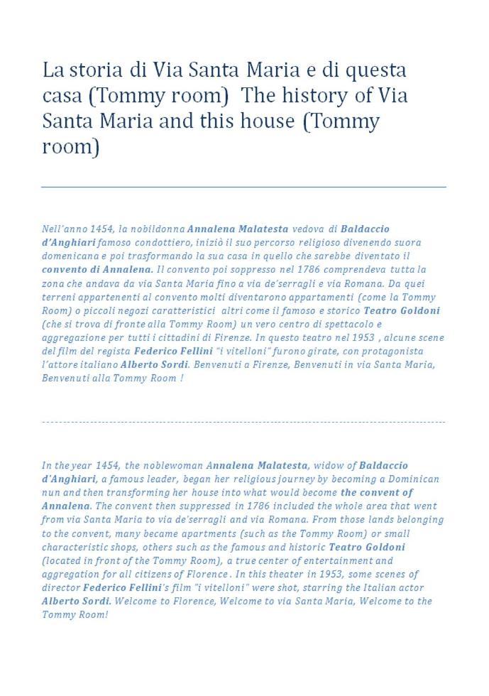 Tommyroom * Florenz